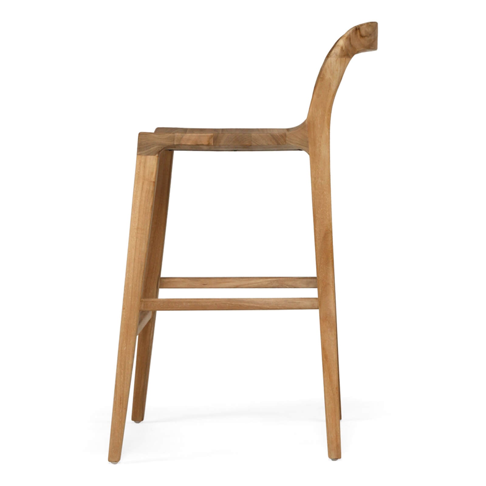 Laguna | Coastal Black Natural Wooden Bar Stools | Natural