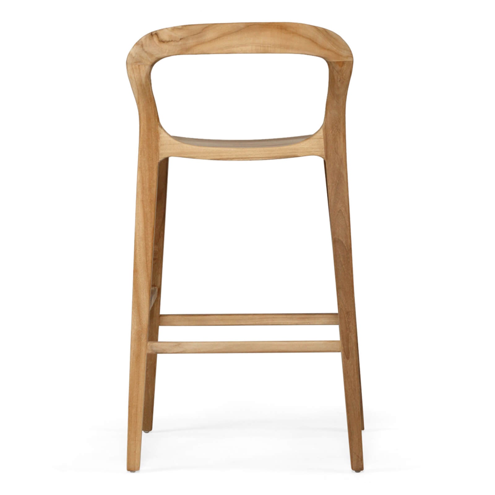 Laguna | Coastal Black Natural Wooden Bar Stools | Natural