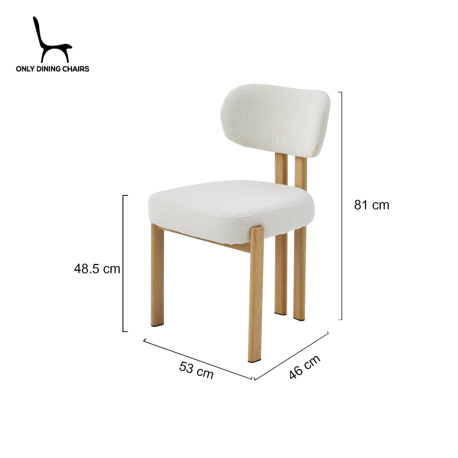 Coastal Contemporary Style Beige Fabric Metal Dining Chairs | Beige