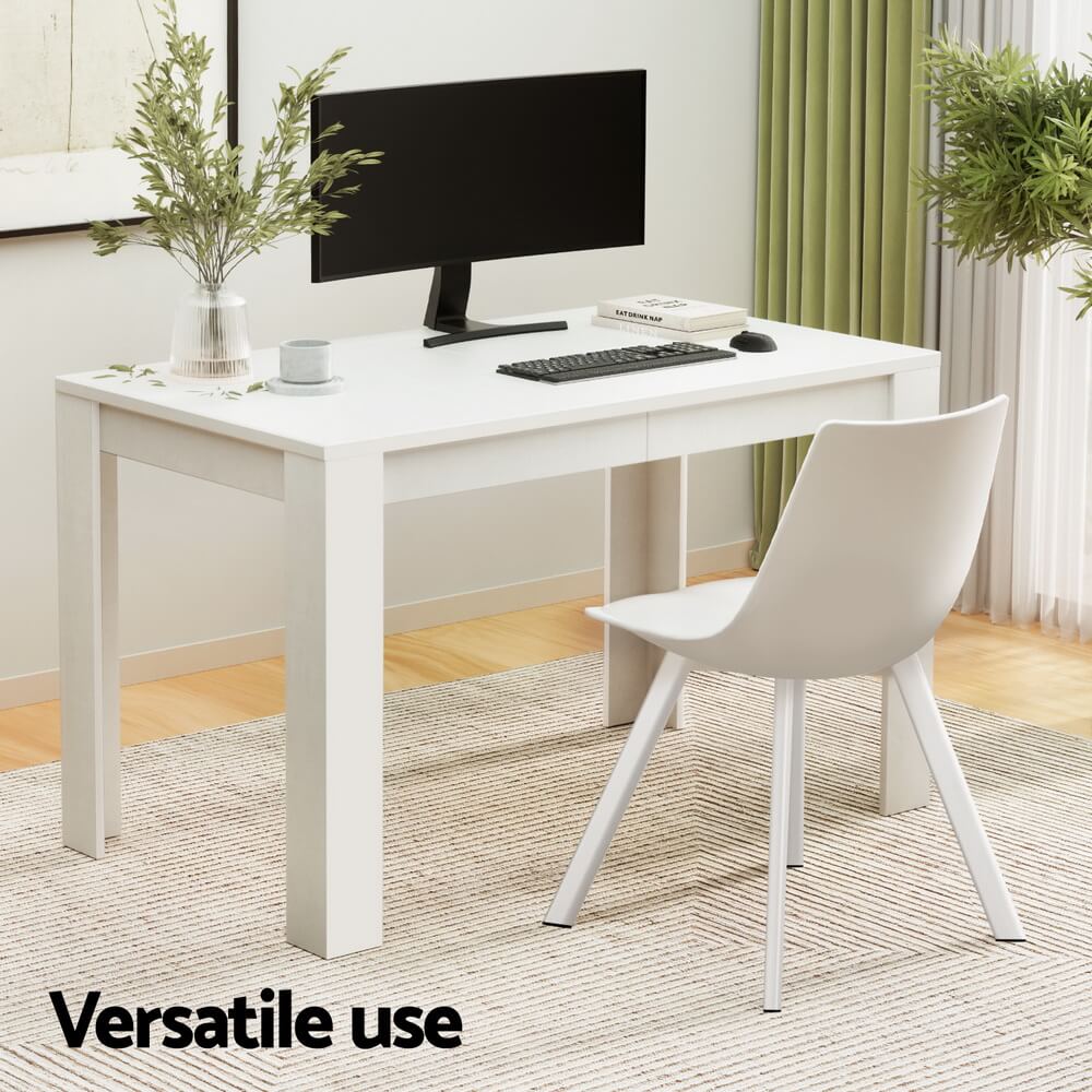 Lonsdale Hannaford | Modern White Wooden 4 Seater Dining Table Set | White