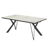 Macquarie | Rectangular White 2.8m 10 Seater Extension Dining Table
