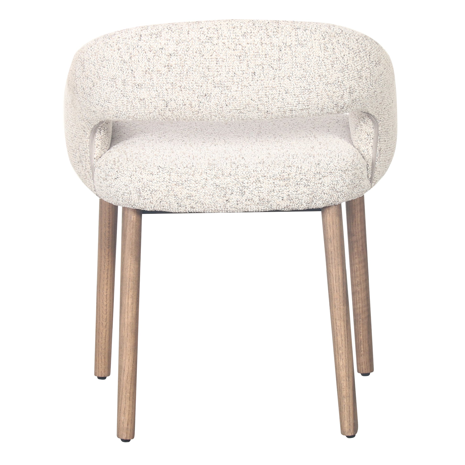 Macquarie | Sand Fabric Modern Dining Chairs With Arms | Sand