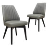 Madison | Contemporary PU Leather Dining Chairs | Set Of 2