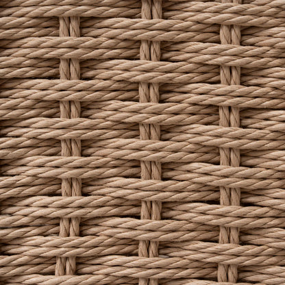 Maine | Coastal Scandinavian Style Fabric Wooden Dining Chairs With Arms | Set Of 2 | Natural Rattan