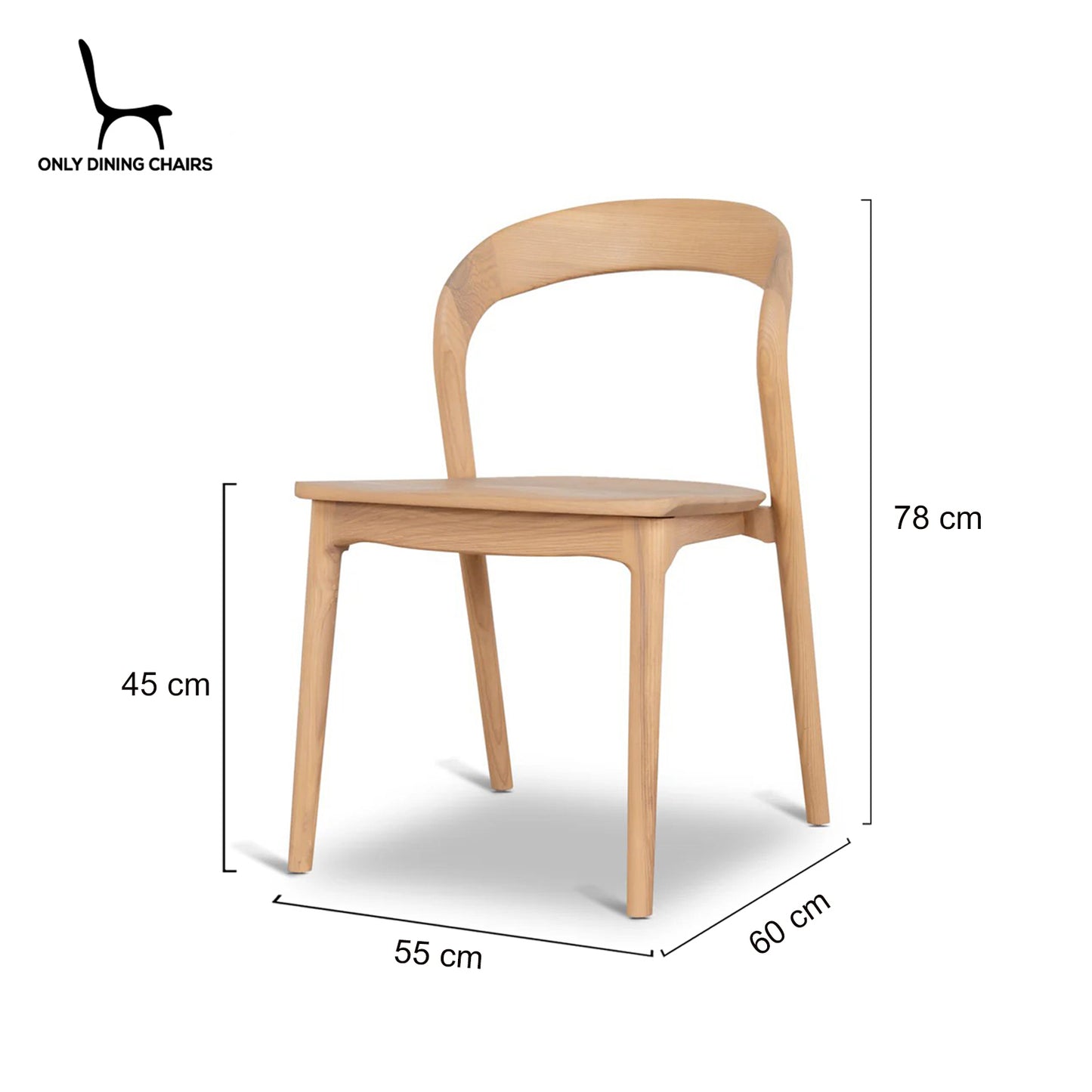 Maine | Coastal Scandinavian Style Fabric PU Leather Wooden Dining Chairs | Natural