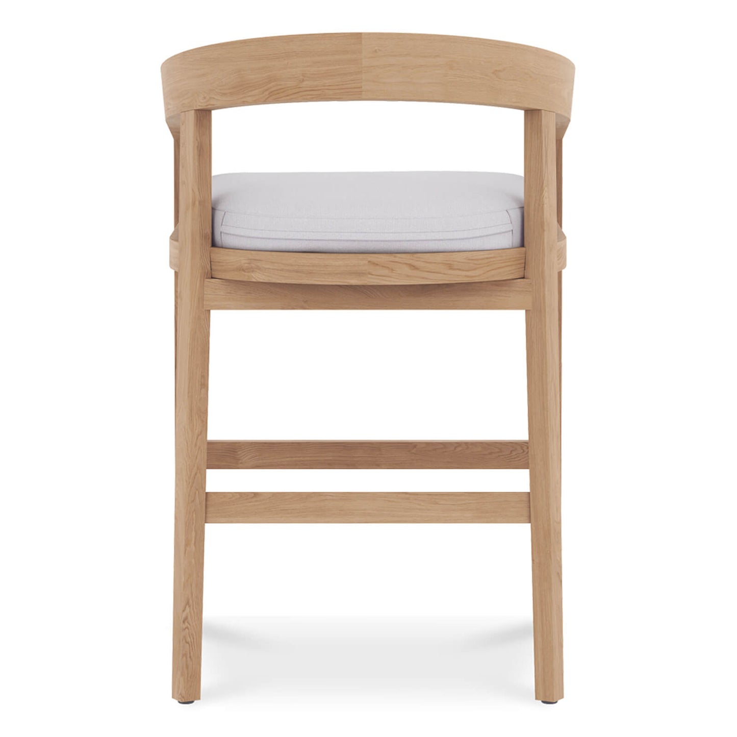 Mandurah | Coastal Natural Teak Indoor Outdoor Wooden Bar Stools | 65cm