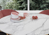 Mansfield | Marble Effect Modern Tulip Design Round Dining Table