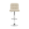 Marsden | Contemporary Swivel Fabric PU Leather Bar Stools | Set Of 2