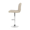 Marsden | Contemporary Swivel Fabric PU Leather Bar Stools | Set Of 2
