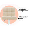Marsden | Contemporary Swivel Fabric PU Leather Bar Stools | Set Of 2