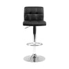 Marsden | Contemporary Swivel Fabric PU Leather Bar Stools | Set Of 2