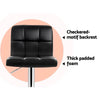 Marsden | Contemporary Swivel Fabric PU Leather Bar Stools | Set Of 2