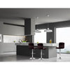 Marsden | Contemporary Swivel Fabric PU Leather Bar Stools | Set Of 2