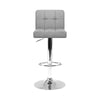 Marsden | Contemporary Swivel Fabric PU Leather Bar Stools | Set Of 2