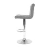 Marsden | Contemporary Swivel Fabric PU Leather Bar Stools | Set Of 2