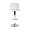Marsden | Contemporary Swivel Fabric PU Leather Bar Stools | Set Of 2