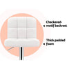 Marsden | Contemporary Swivel Fabric PU Leather Bar Stools | Set Of 2
