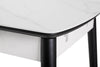 Maryland Ceramic Grey White 1.6m Rectangular Extension Dining Table