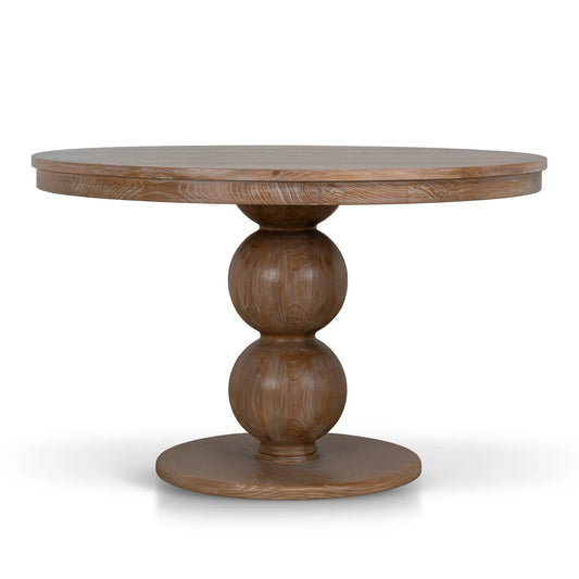 Matisse | Contemporary Walnut Natural Wooden 1.2 Round Dining Table | Natural
