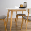 Maverick | Coastal Wooden 6 Seater White Rectangular Dining Table