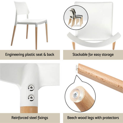 Mayfair Minerva | Modern White Round Dining Table Set