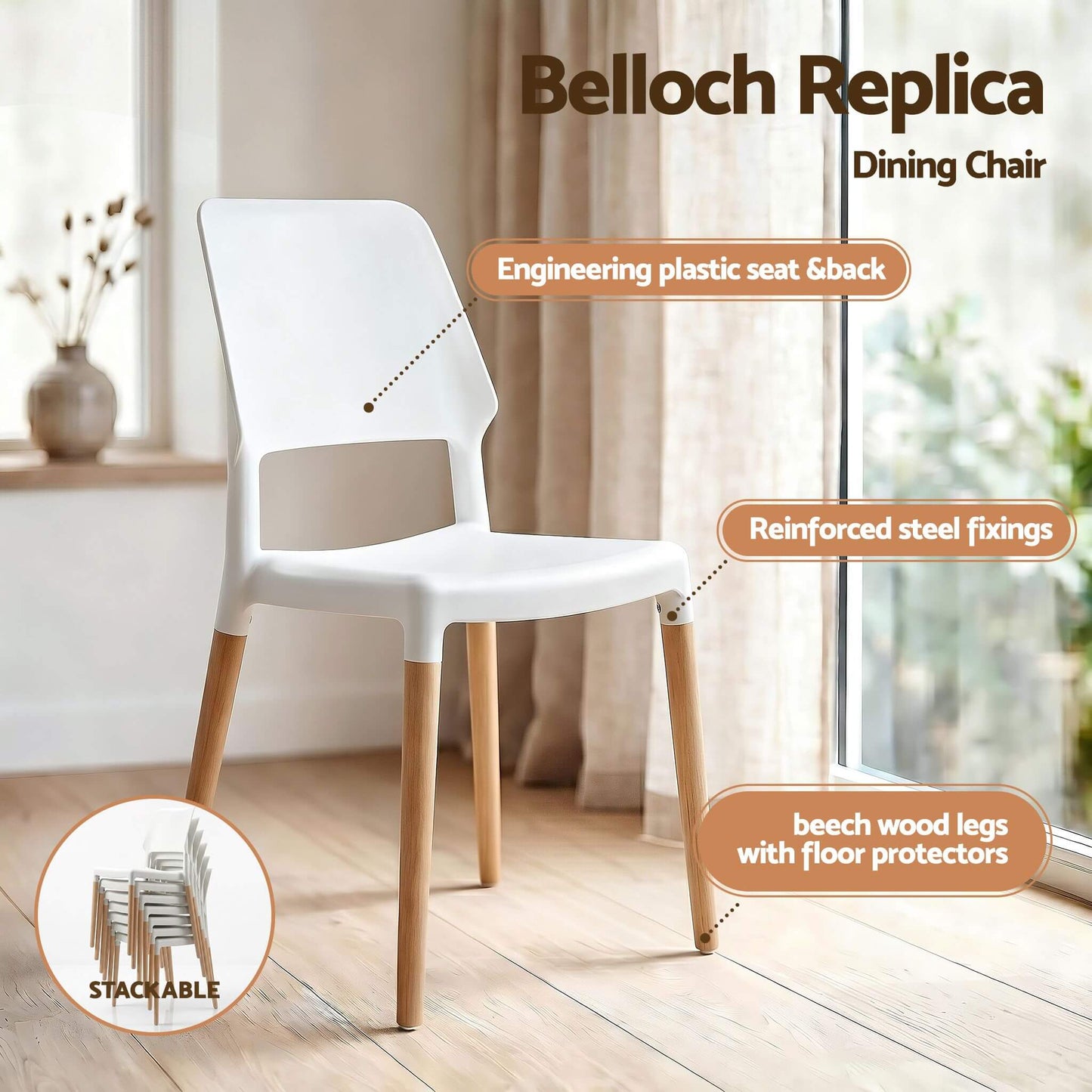Mayfair | Vienna Modern White Wooden Drop Leaf Dining Table Set | White