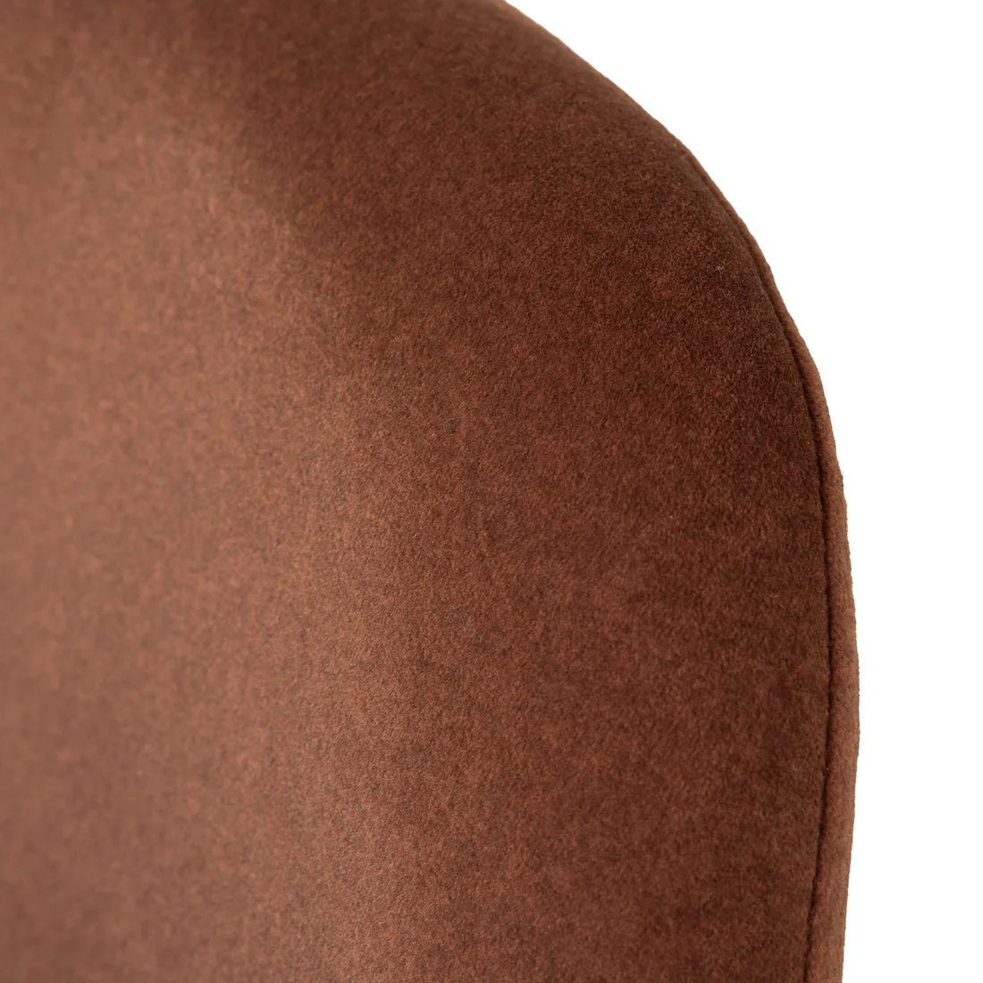 Mebbin | Modern Red Bronze Fabric Dining Chair With Arms | Set Of 2 | Red Bronze