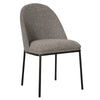 Meridian | Contemporary Boucle Fabric Dining Chairs | Set Of 2