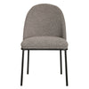 Meridian | Contemporary Boucle Fabric Dining Chairs | Set Of 2