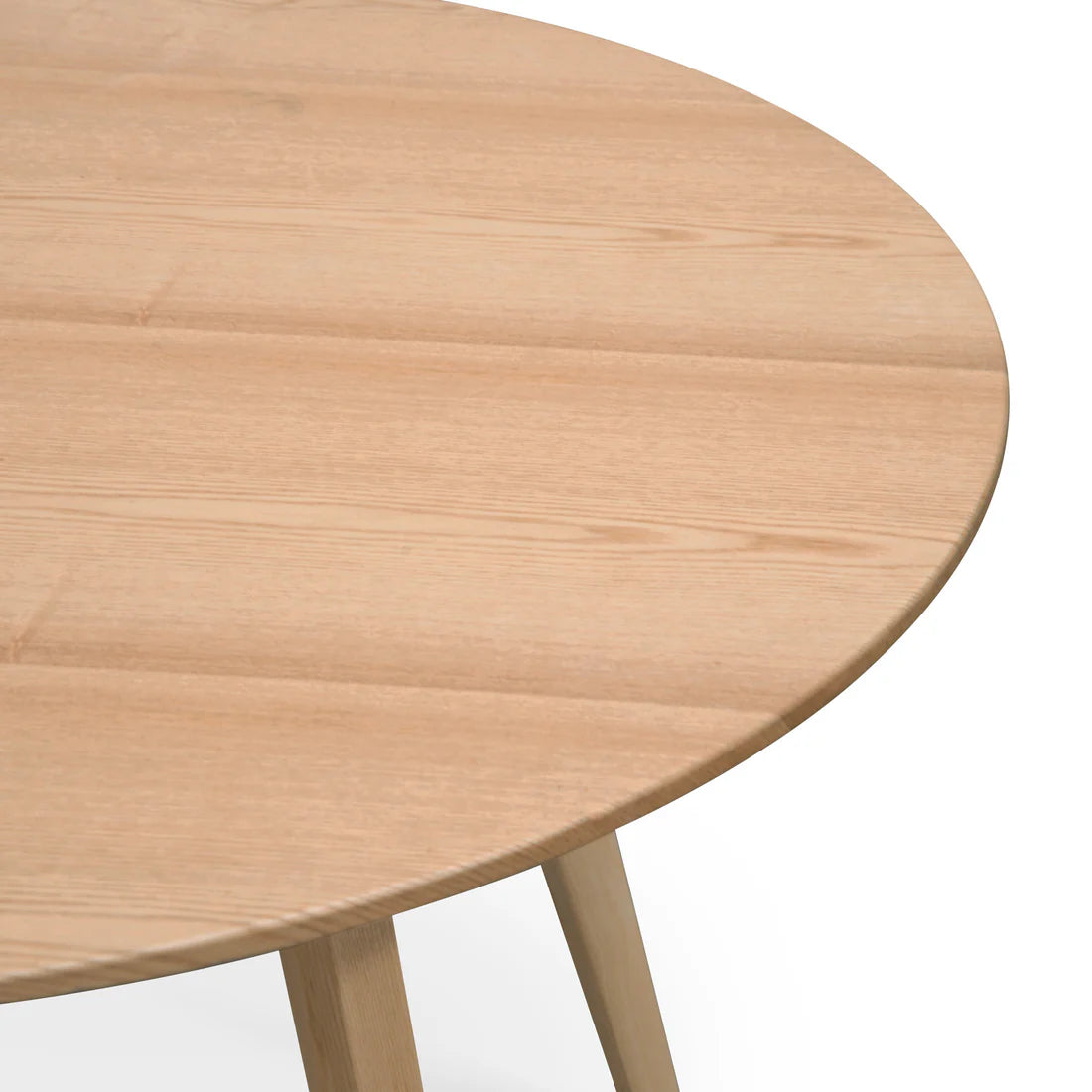 Missouri | 4 Seater Natural Black Wooden Round Dining Table | Natural