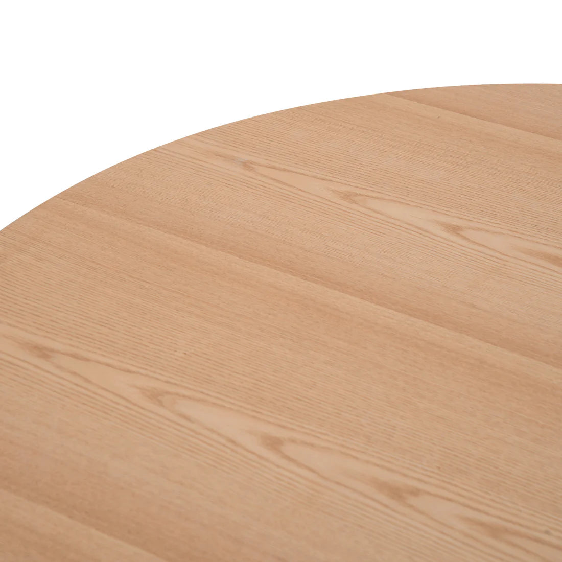 Missouri | 4 Seater Natural Black Wooden Round Dining Table | Natural