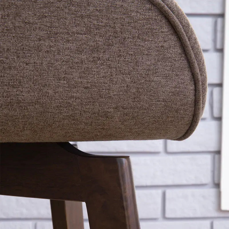 Monterey | Modern Mid Century Wooden Fabric Bar Stool