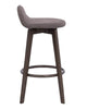 Monterey | Modern Mid Century Wooden Fabric Bar Stool