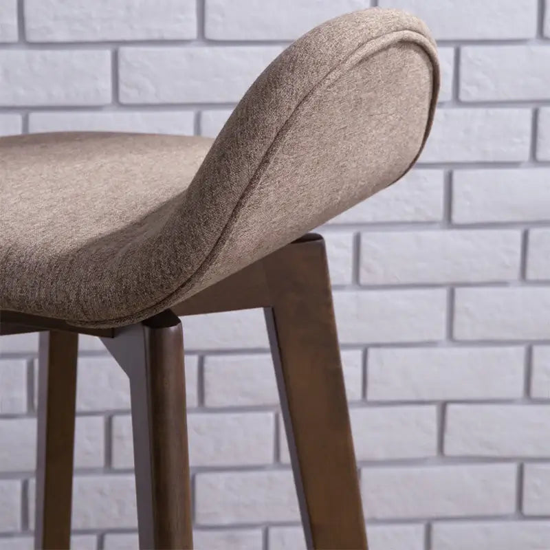 Monterey | Modern Mid Century Wooden Fabric Bar Stool