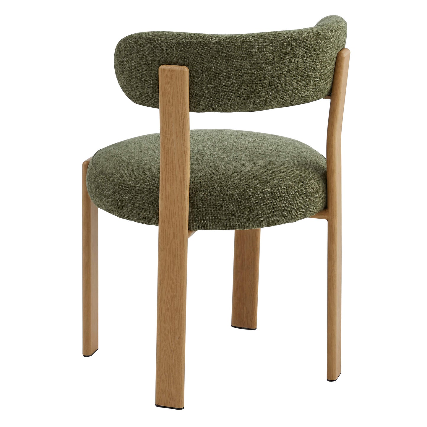 Montessa | Modern Metal Fabric Dining Chairs | Set Of 2 | Olive Natural