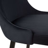 Montville | Version 1 | Modern Metal Velvet Bar Stools | Set Of 2