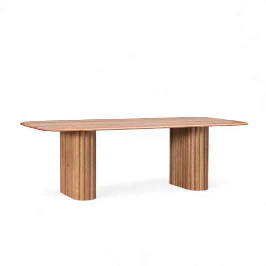 Oakside | Contemporary Natural 2.4m Rectangular Dining Table | Natural