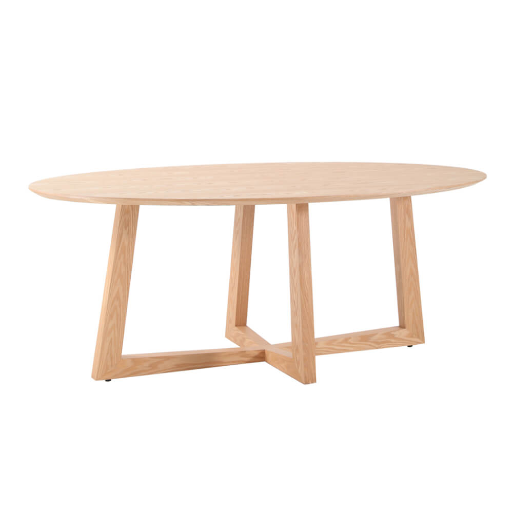 Oceanside | Coastal 2m Oval Wooden Dining Table