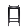 Oceanside | Coastal Commercial Wooden Backless Rattan Bar Stools