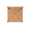 Oceanside | Coastal Commercial Wooden Backless Rattan Bar Stools