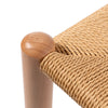 Oceanside | Coastal Commercial Wooden Backless Rattan Bar Stools