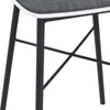 Olsen | Plastic Black White Metal Mid Century Bar Stools