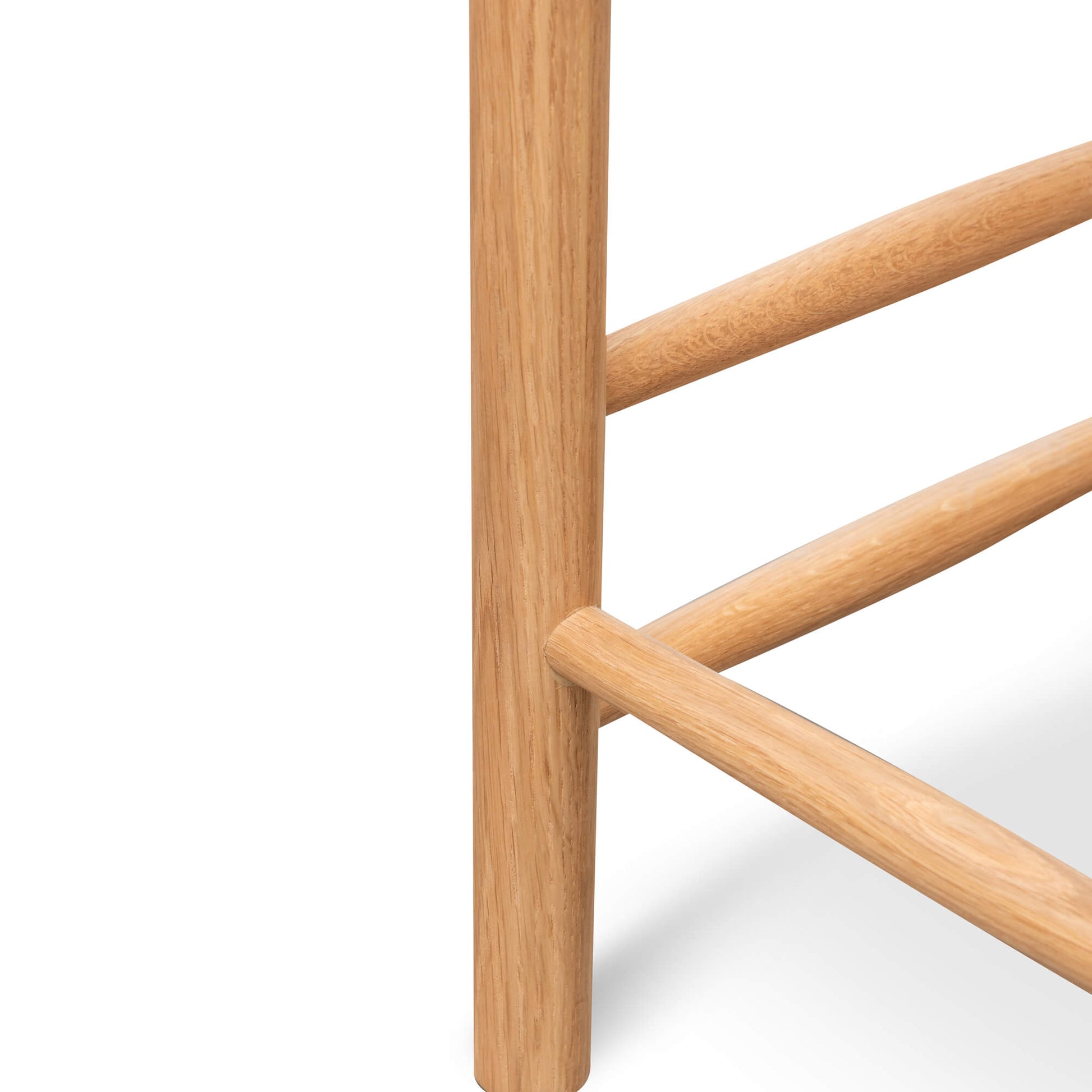 Otway | Backless Coastal Natural Wooden Rattan Bar Stool