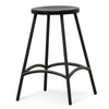 Overdale | Industrial Wooden Metal Bar Stool