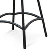 Overdale | Industrial Wooden Metal Bar Stool