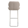 Oxley | Contemporary Metal PU Leather Bar Stools | Set Of 2