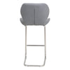 Oxley | Contemporary Metal PU Leather Bar Stools | Set Of 2
