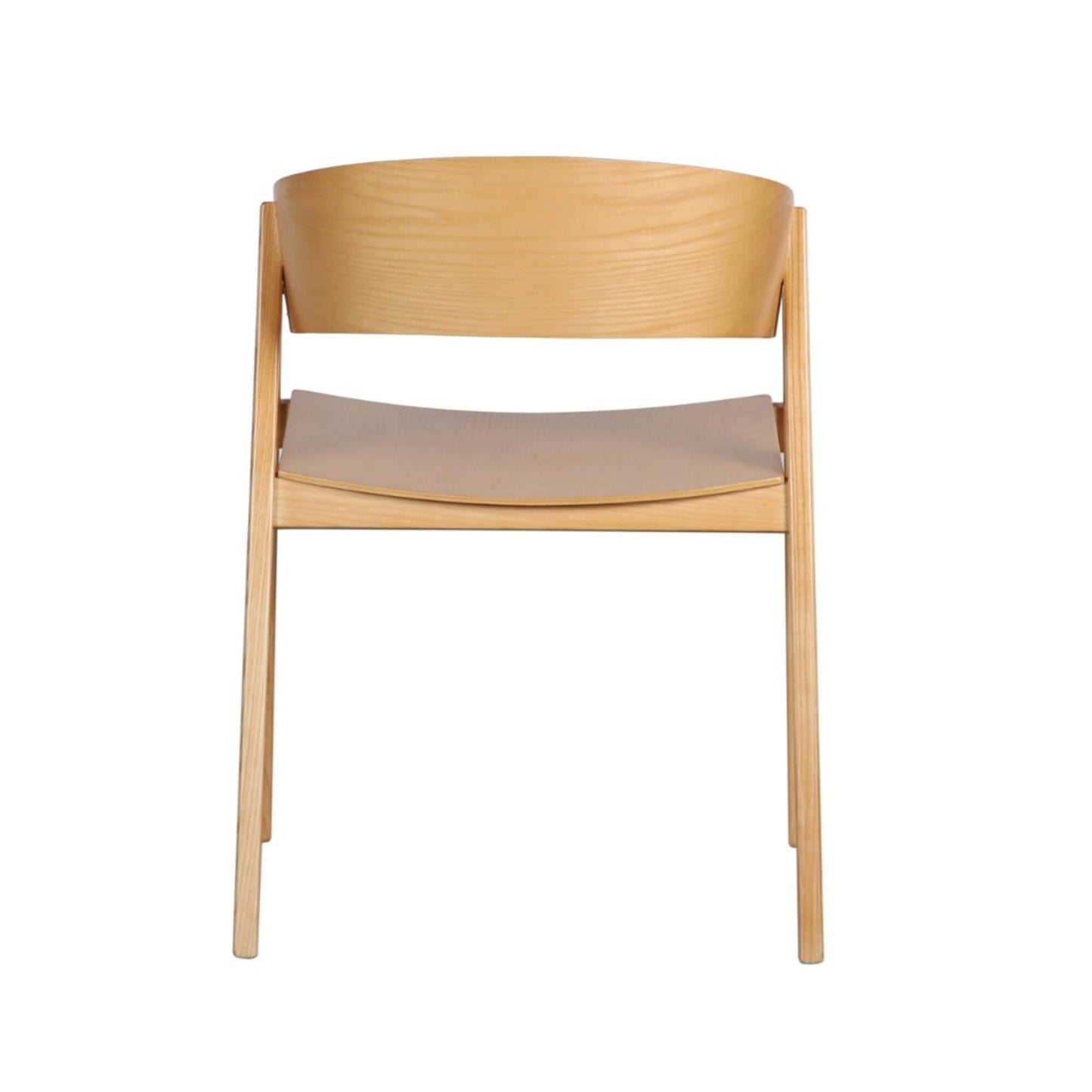 Panama | Modern Coastal Scandinavian Style Natural Black Wooden Dining Chairs with Arms | Natural
