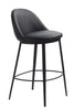 Pearce | Modern Black PU Leather Bar Stool
