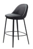 Pearce | Modern Black PU Leather Bar Stool
